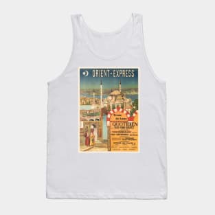 Orient Express France Vintage Poster 1910s Tank Top